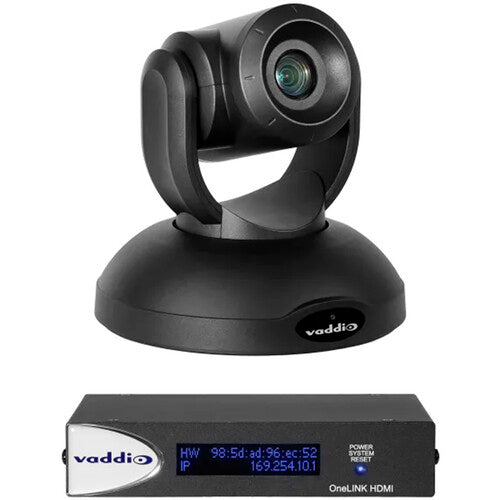 Vaddio RoboSHOT 40 UHD 4K OneLINK HDMI System (Black Camera)