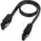Sabrent 1.7' SATA III Data Cable with Locking Latch 3-Pack (Straight, Black)