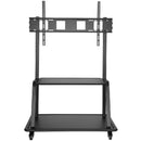 QOMO Mobile Stand with Middle Shelf for 37-100" Displays