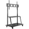 QOMO Mobile Stand with Middle Shelf for 37-100" Displays
