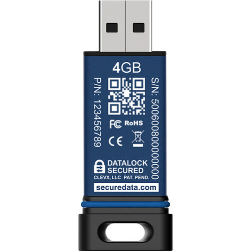 SecureData SecureUSB BT 128GB Hardware Encrypted Flash Drive