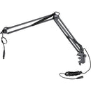 K&M 23850 Broadcast Microphone Desk Arm with Clamp