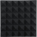 Gator 12x12"Acoustic Pyramid Panel (Charcoal) 4-Pack