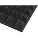 Gator 12x12"Acoustic Pyramid Panel (Charcoal) 4-Pack