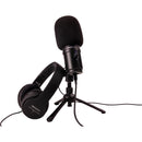 Zoom ZUM-2 Podcast Mic Pack with ZUM-2 Mic, Headphones, Desktop Stand, Cable & Windscreen