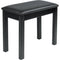 Gator Traditional Wooden Piano Bench (Black)