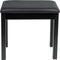 Gator Traditional Wooden Piano Bench (Black)
