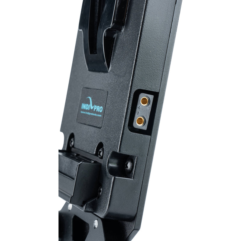 IndiPRO Tools Ultra Mini V-Mount Adapter Plate with 15mm Rod Clamp