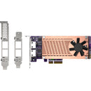 QNAP QM2-2P2G2T Dual M.2 2280 PCIe NVMe SSD & Dual-Port 2.5GbE Expansion Card