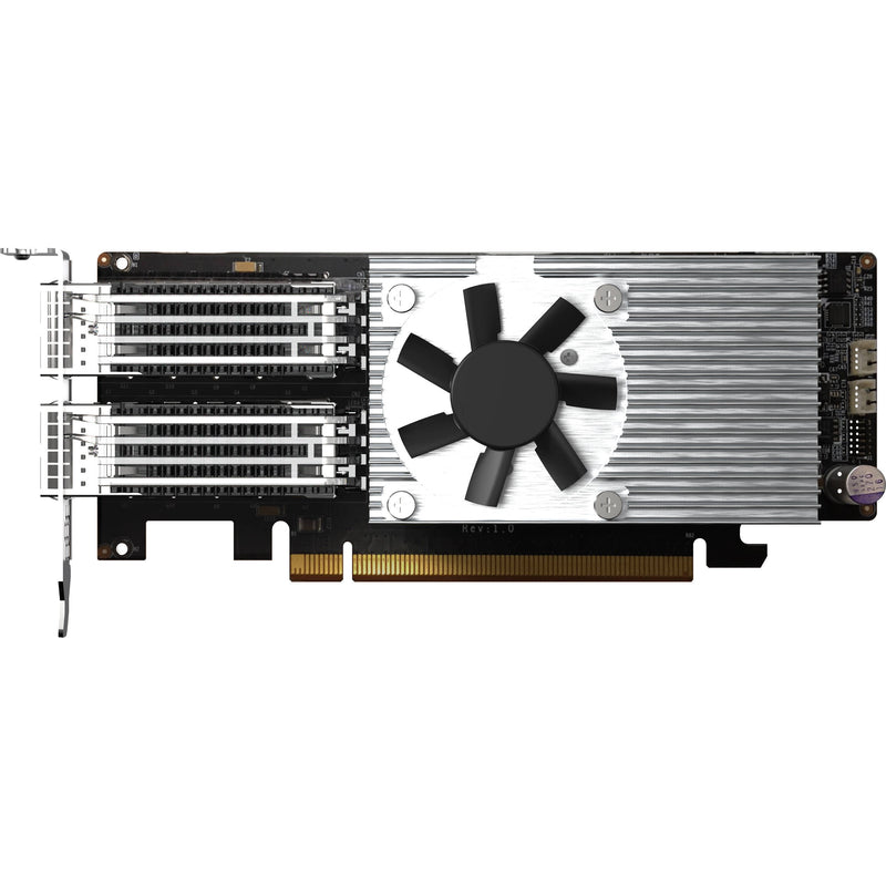 QNAP QXG-100G2SF-E810 Dual-Port 100GbE PCIe 4.0 x16 Network Expansion Card