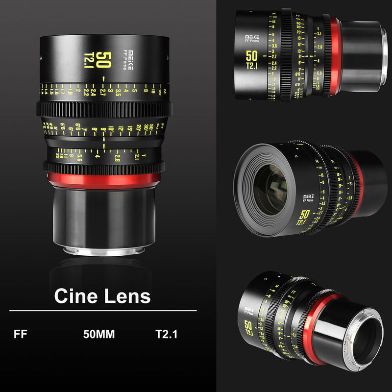Meike 50mm T2.1 FF-Prime Cine Lens (RF-Mount)
