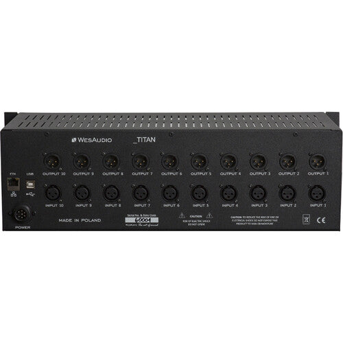 WesAudio NG500 Recall Chassis (Up to 10 NG500 Devices and 5 Amps Of Power)