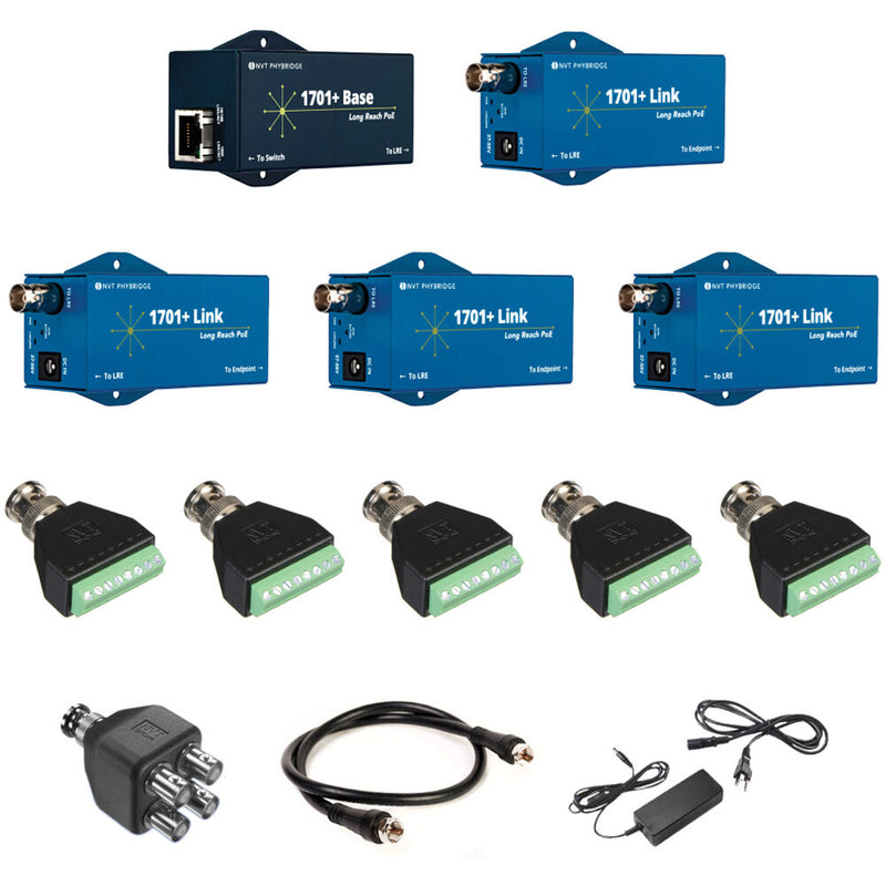 NVT Phybridge NV-EC1701PLS-K4H 1701+ Extender Kit