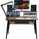 Gator Elite Furniture Series Main Desk (Driftwood Gray)