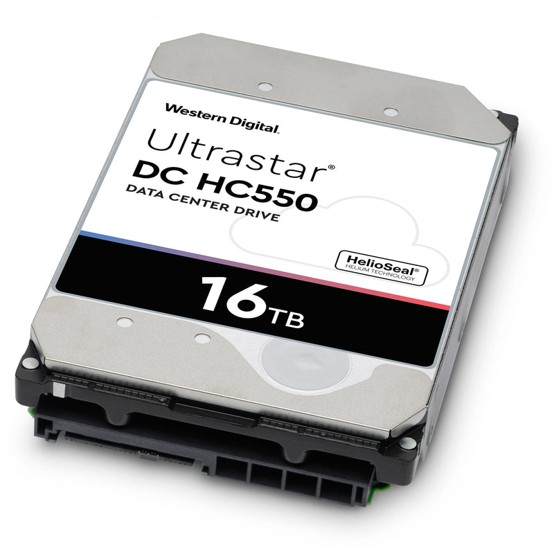 WD 16TB UltraStar DC HC550 7200 rpm SAS-3 3.5" Internal HDD