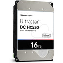 WD 16TB UltraStar DC HC550 7200 rpm SAS-3 3.5" Internal HDD