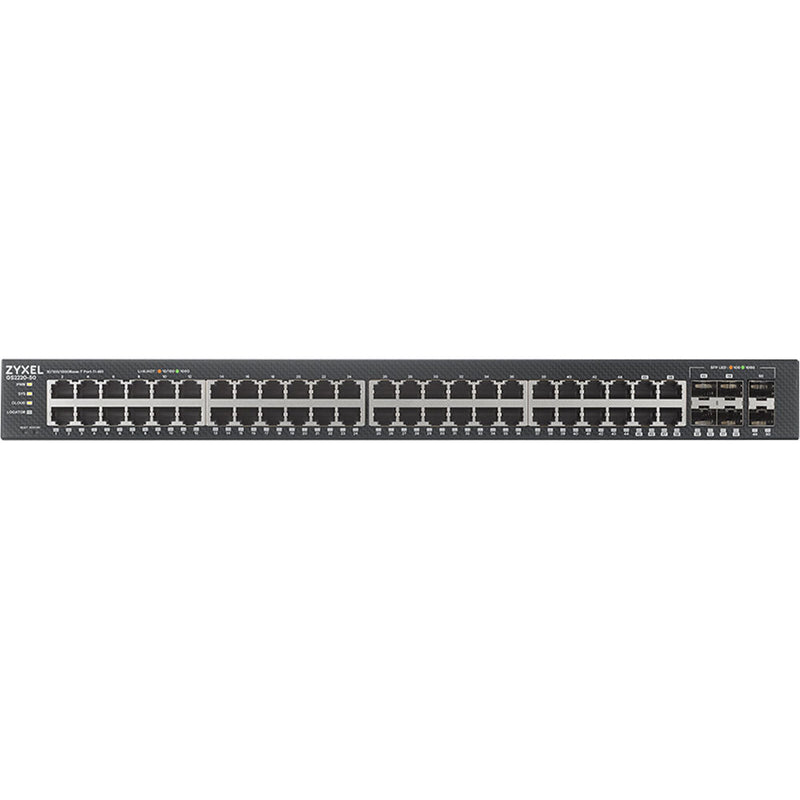 ZyXEL GS2220-50 44-Port Gigabit Managed Network Switch with SFP & Combo Ports