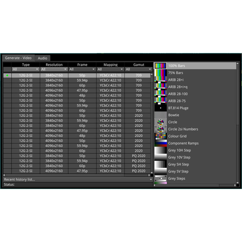 PHABRIX Audio/Video Signal Generator for Qx IP Analyzer