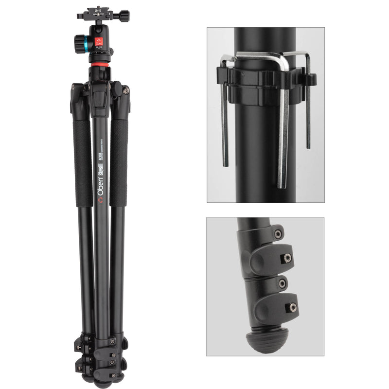 Oben ALF-6113L Skysill 3-Section Aluminum Tripod with BE-113 Ball Head