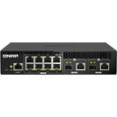 QNAP QSW-M2108R-2C 8-Port Managed Switch with SFP+ (Half-Rack)
