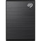 Seagate 500GB One Touch USB 3.2 Gen 2 External SSD (Black Woven Fabric)