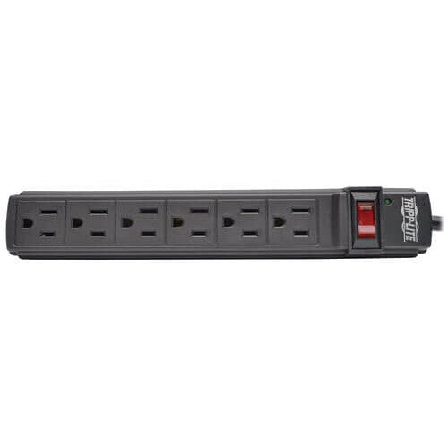 Tripp Lite Power It! 6-Outlet Power Strip (Black)