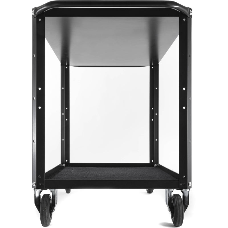 ConeCarts 1-Series Large 2-Shelf Cart with Black Moquette