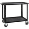 ConeCarts 1-Series Large 2-Shelf Cart with Black Moquette