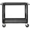 ConeCarts 1-Series Large 2-Shelf Cart with Rubber Mat