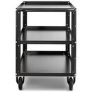 ConeCarts 1-Series Large 3-Shelf Cart