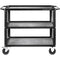 ConeCarts 1-Series Large 3-Shelf Cart with Gray Moquette