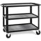 ConeCarts 1-Series Large 3-Shelf Cart with Gray Moquette