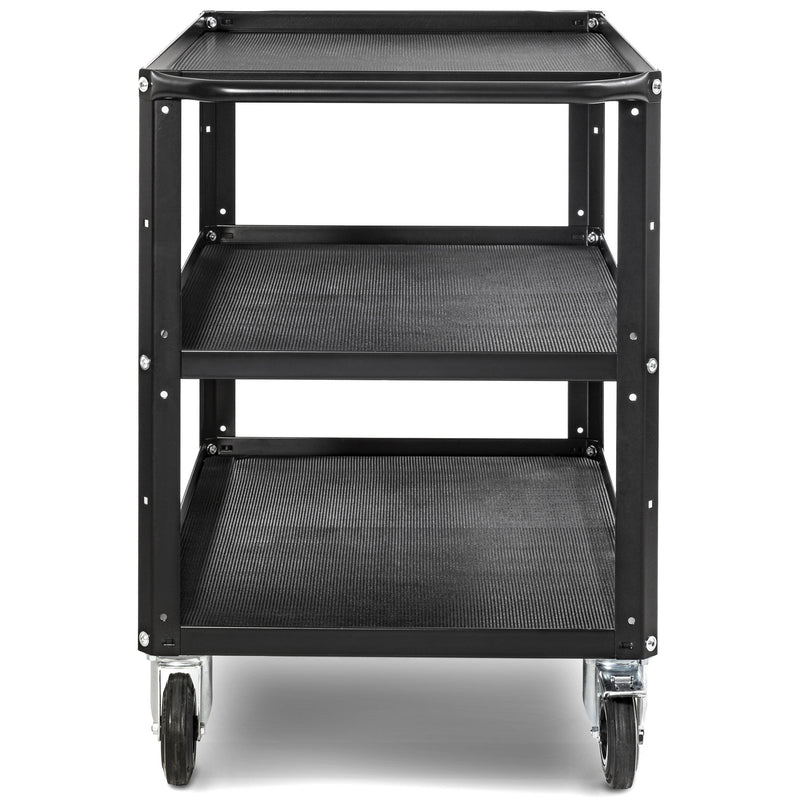 ConeCarts 1-Series Large 3-Shelf Cart with Rubber Mat