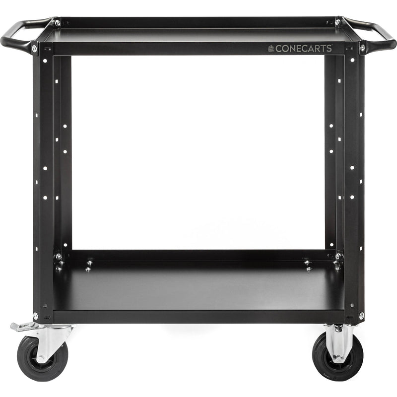 ConeCarts 1-Series Small 2-Shelf Cart