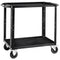 ConeCarts 1-Series Small 2-Shelf Cart with Black Moquette