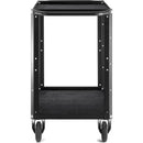 ConeCarts 1-Series Small 2-Shelf Cart with Black Moquette