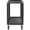 ConeCarts 1-Series Small 2-Shelf Cart with Black Moquette