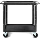 ConeCarts 1-Series Small 2-Shelf Cart with Rubber Mat