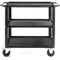 ConeCarts 1-Series Small 3-Shelf Cart with Rubber Mat