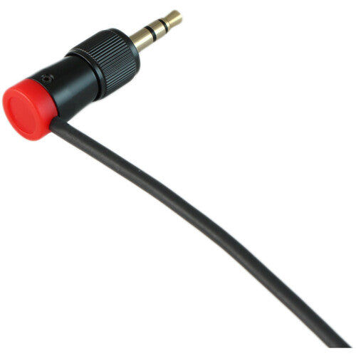 Cable Techniques CT-LPS-T35-R Low-Profile Right-Angle 3.5mm TRS Screw-Locking Connector (Red)