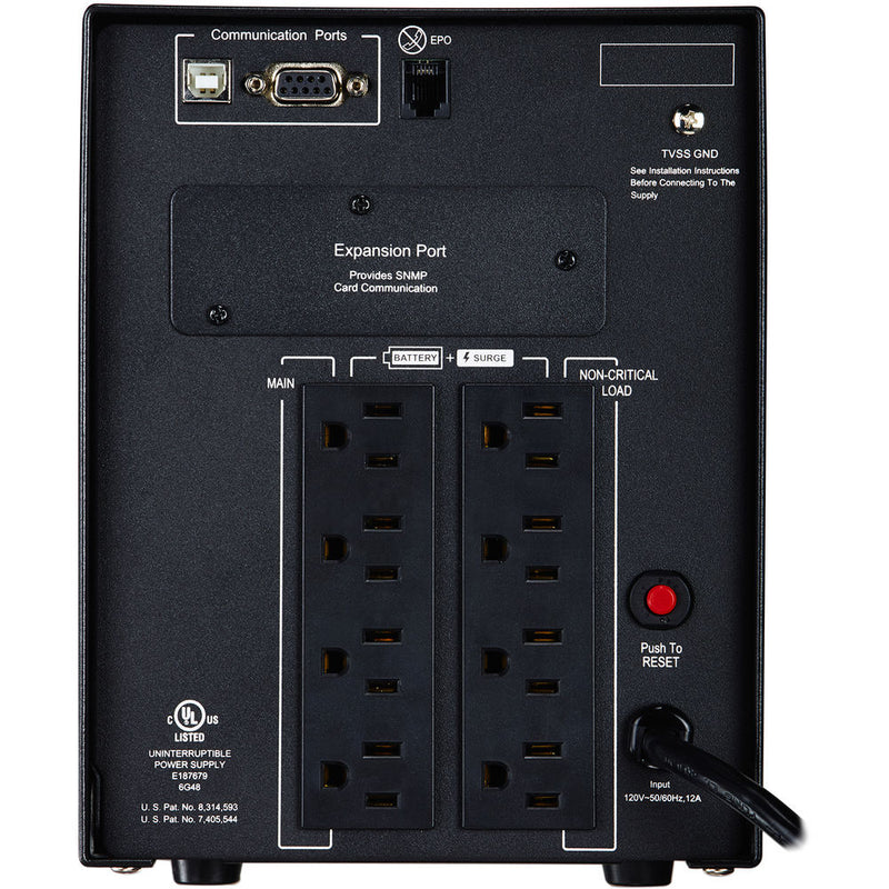 CyberPower PR1500LCD Smart App Sinewave UPS