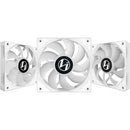 Lian Li ST120-3W ARGB 120mm PWM Fan (White, 3-Pack with Controller)
