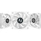 Lian Li ST120-3W ARGB 120mm PWM Fan (White, 3-Pack with Controller)