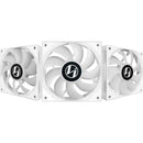 Lian Li ST120-3W ARGB 120mm PWM Fan (White, 3-Pack with Controller)