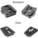 ANDYCINE Quick Release Base & Arca-Type Plate with 1/4"-20 Threads