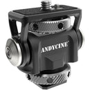 ANDYCINE Field Monitor Holder with Shoe Adapter & Anti-Twist Mount for 5/7" Monitors