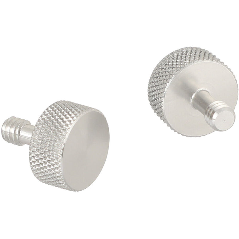 CAMVATE 1/4"-20 Button Head Cap Knurled Screw (2-Pack)