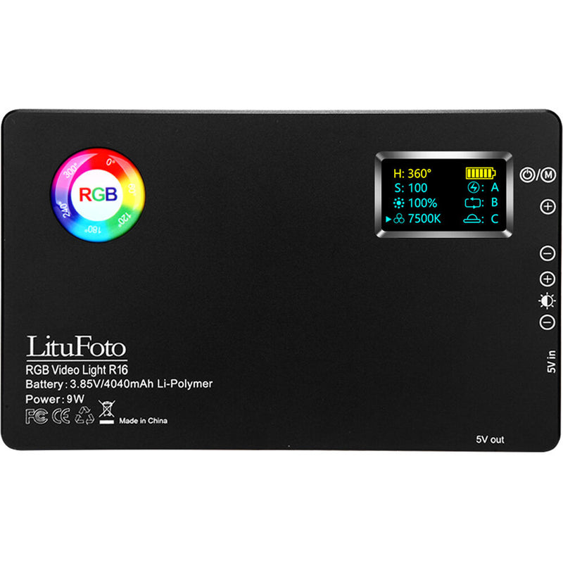 LituFoto R16 RGB Video Light