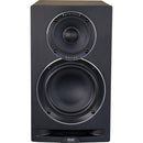 ELAC Uni-Fi Reference UBR62 3-Way Bookshelf Speakers (Satin Black with Walnut Sides, Pair)