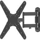 Peerless-AV Full-Motion Wall Mount for 32 to 50" Displays (Matte Black)